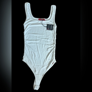 NWT Philanthropy‎ White Tank Body Suit M
